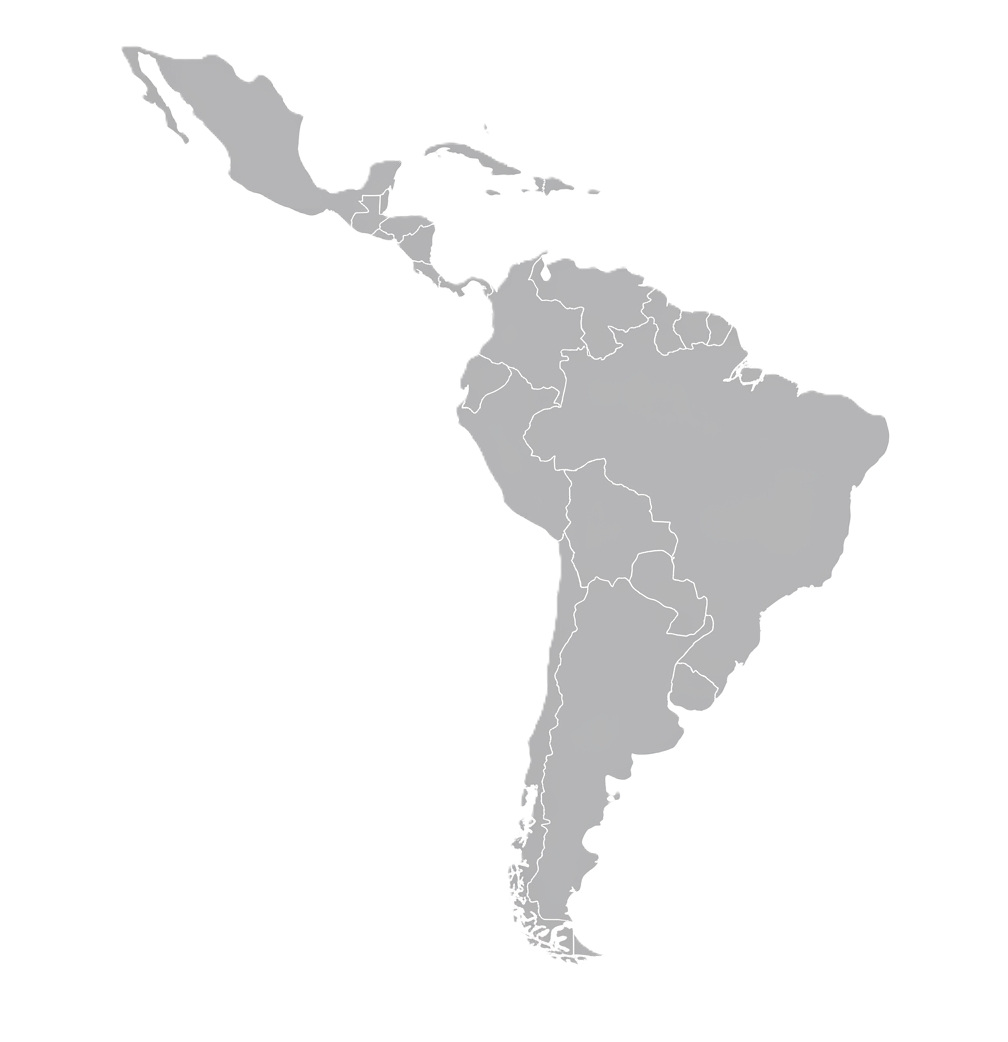 Mapa de cobertura Accessa en LATAM