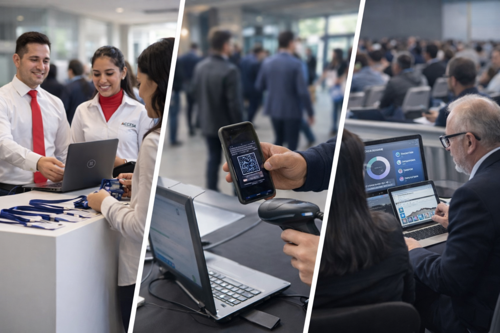 operación de acceso en evento